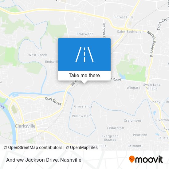 Mapa de Andrew Jackson Drive