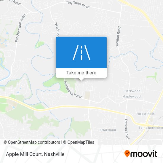 Mapa de Apple Mill Court