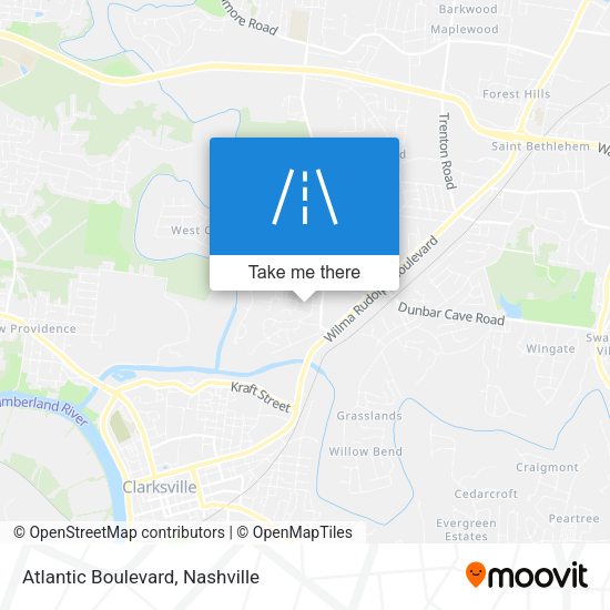 Atlantic Boulevard map
