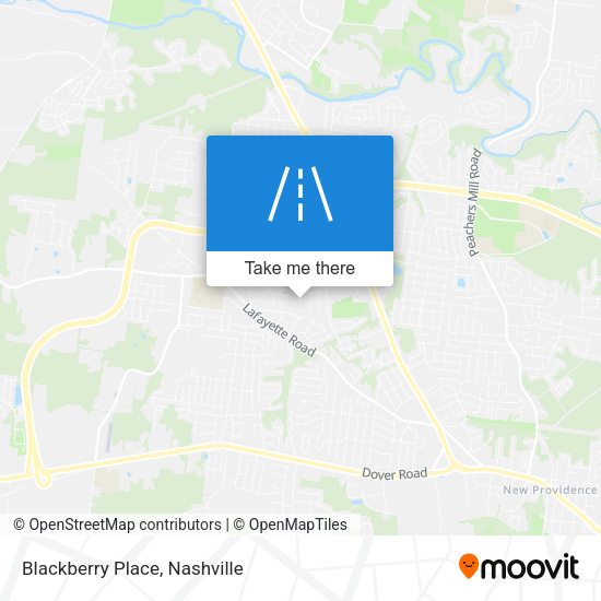 Mapa de Blackberry Place