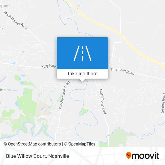 Mapa de Blue Willow Court