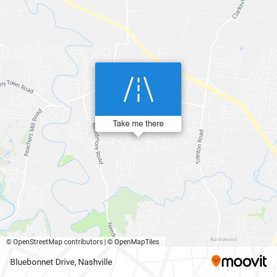 Bluebonnet Drive map