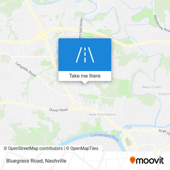 Mapa de Bluegrass Road