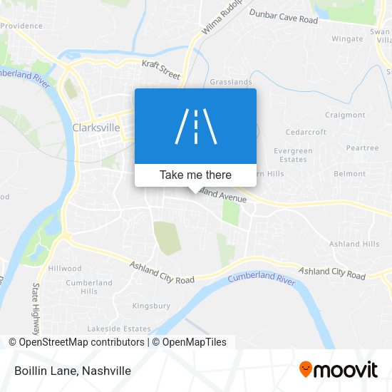 Mapa de Boillin Lane