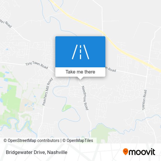 Bridgewater Drive map