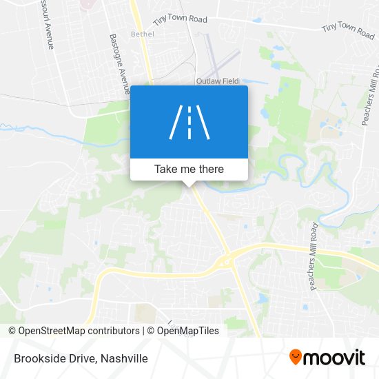 Mapa de Brookside Drive