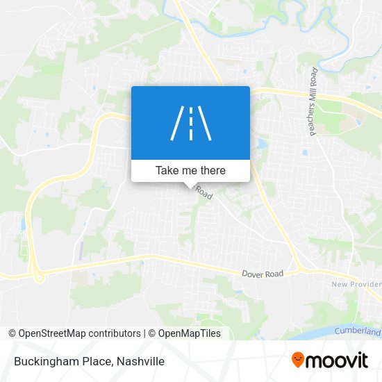 Mapa de Buckingham Place