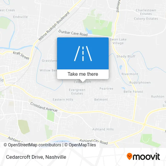 Cedarcroft Drive map