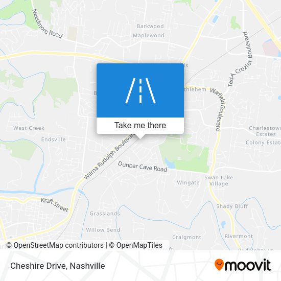 Mapa de Cheshire Drive