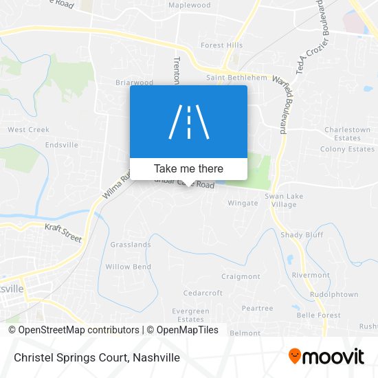 Christel Springs Court map
