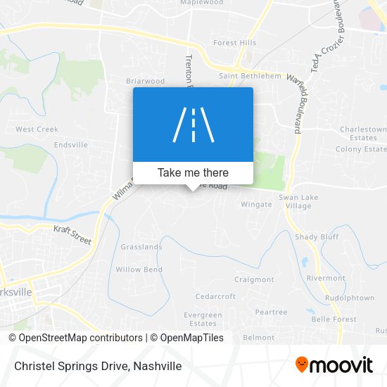 Mapa de Christel Springs Drive