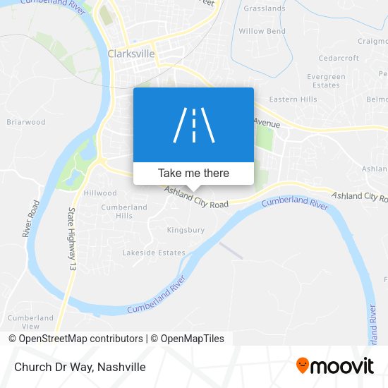 Mapa de Church Dr Way