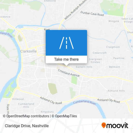 Mapa de Claridge Drive