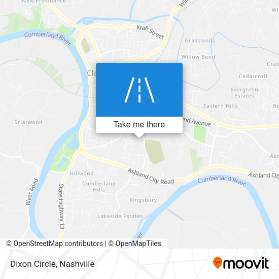 Mapa de Dixon Circle