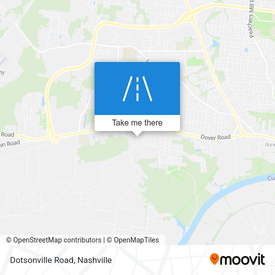 Dotsonville Road map