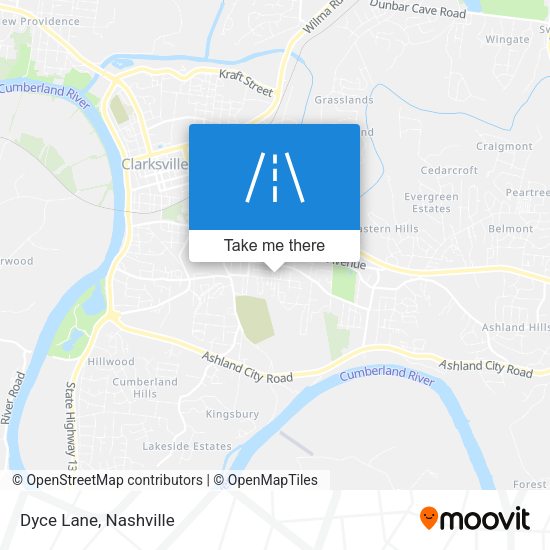Mapa de Dyce Lane