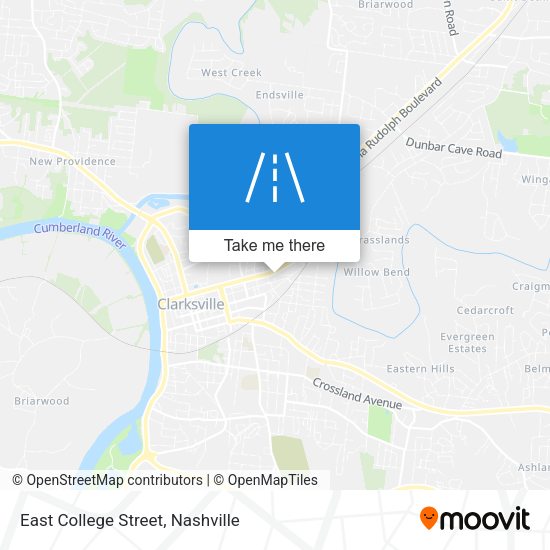 East College Street map