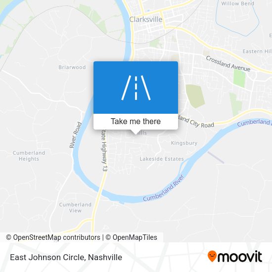 East Johnson Circle map