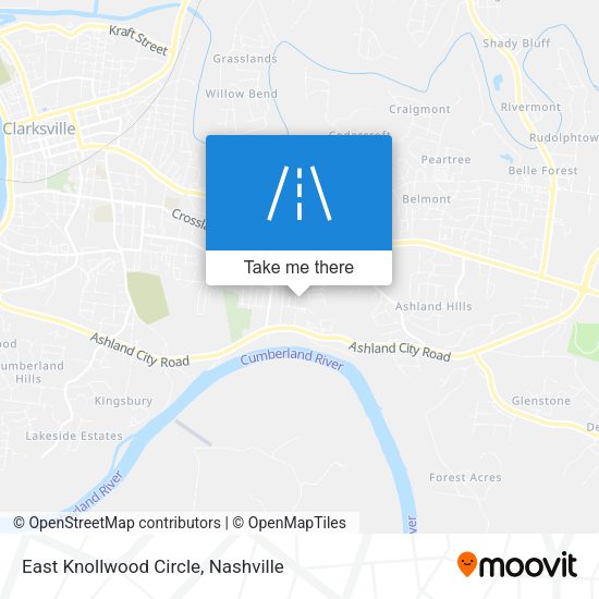 East Knollwood Circle map
