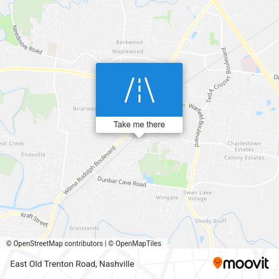East Old Trenton Road map