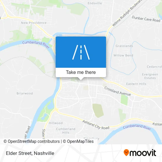 Elder Street map