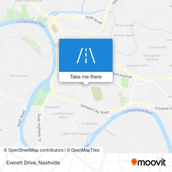 Everett Drive map
