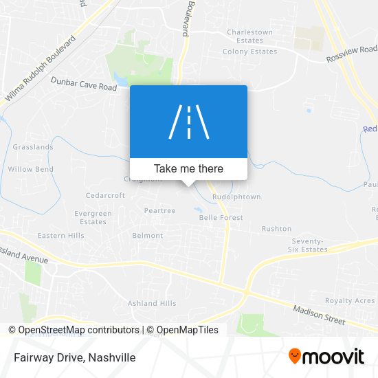Mapa de Fairway Drive
