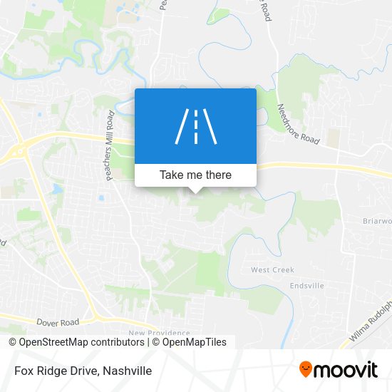 Mapa de Fox Ridge Drive