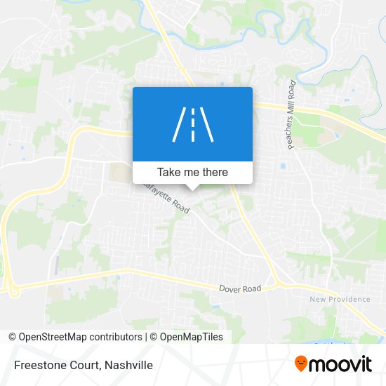 Mapa de Freestone Court