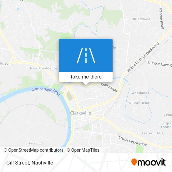 Mapa de Gill Street