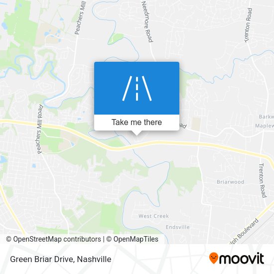 Mapa de Green Briar Drive