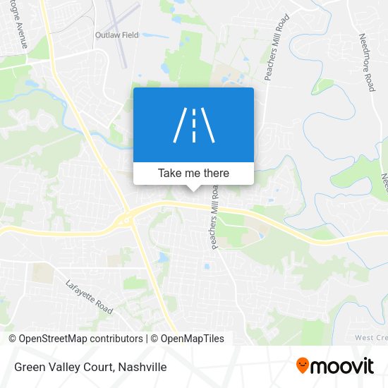 Mapa de Green Valley Court
