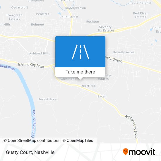 Gusty Court map