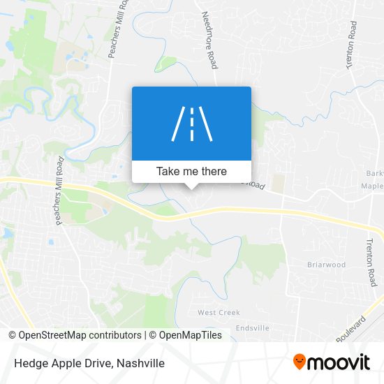 Hedge Apple Drive map