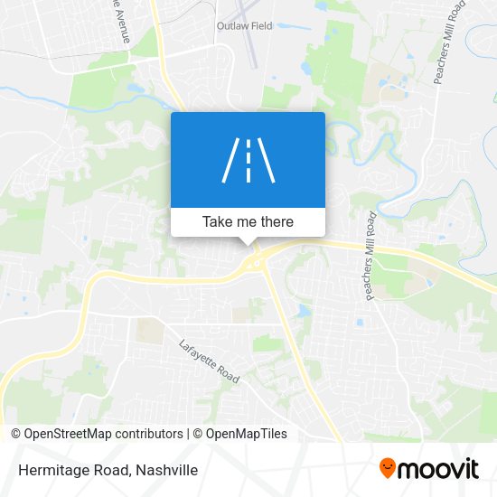 Mapa de Hermitage Road