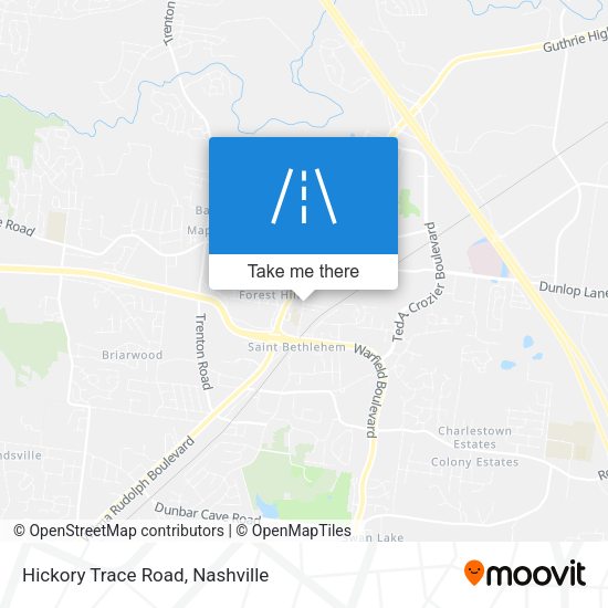 Mapa de Hickory Trace Road