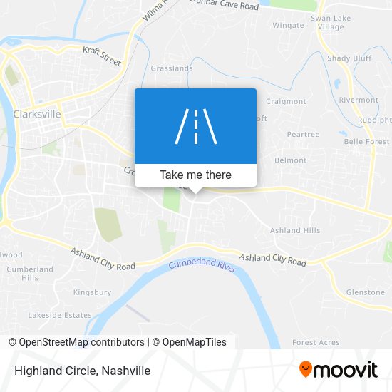 Mapa de Highland Circle
