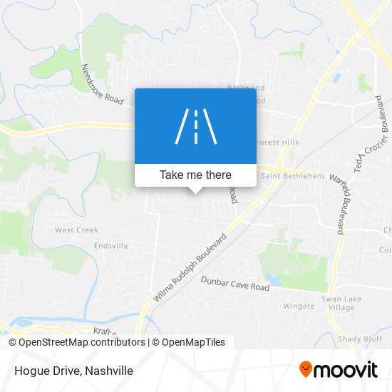 Hogue Drive map