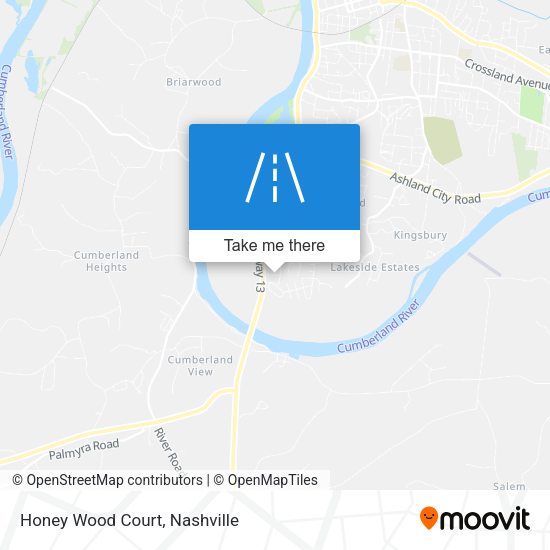 Mapa de Honey Wood Court