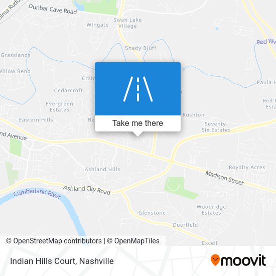 Indian Hills Court map