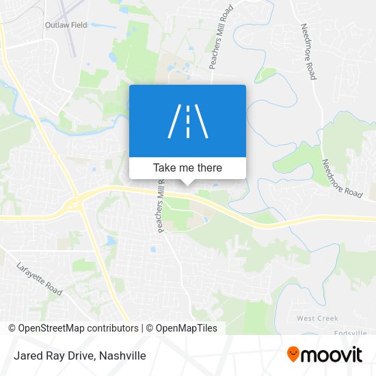 Jared Ray Drive map