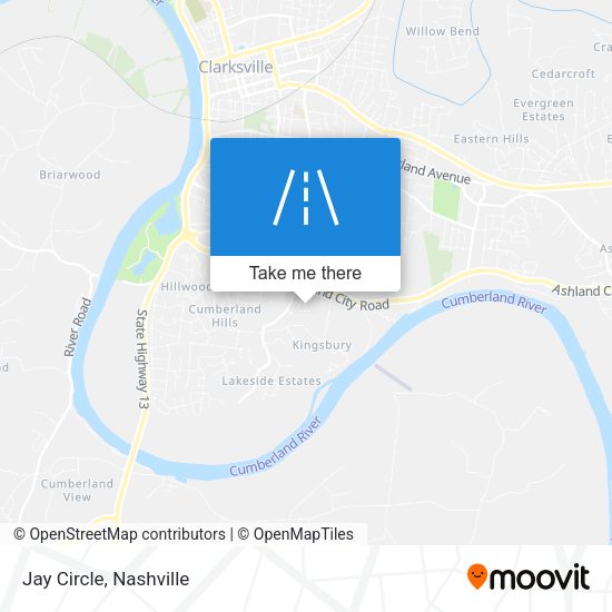 Mapa de Jay Circle