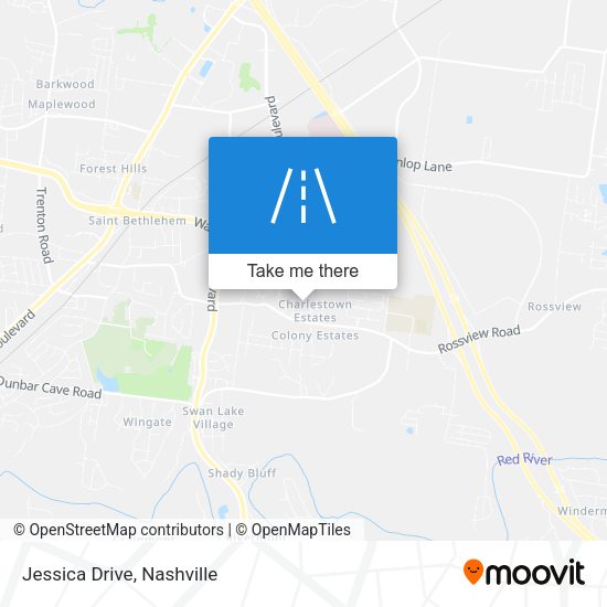 Mapa de Jessica Drive