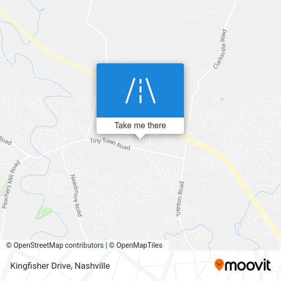 Kingfisher Drive map