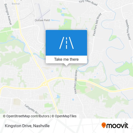 Kingston Drive map