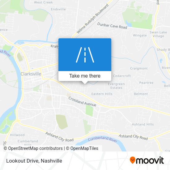 Mapa de Lookout Drive