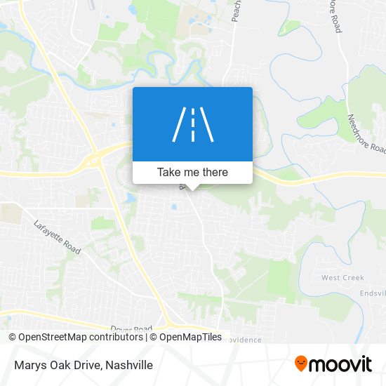 Marys Oak Drive map