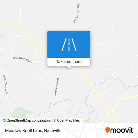 Meadow Knoll Lane map