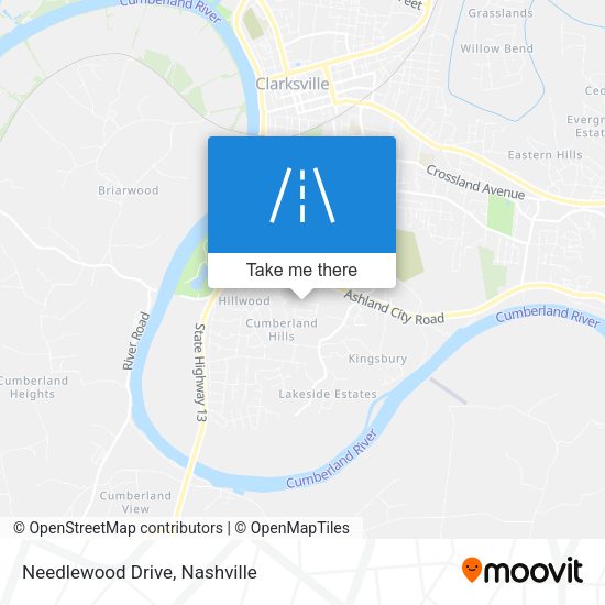 Needlewood Drive map