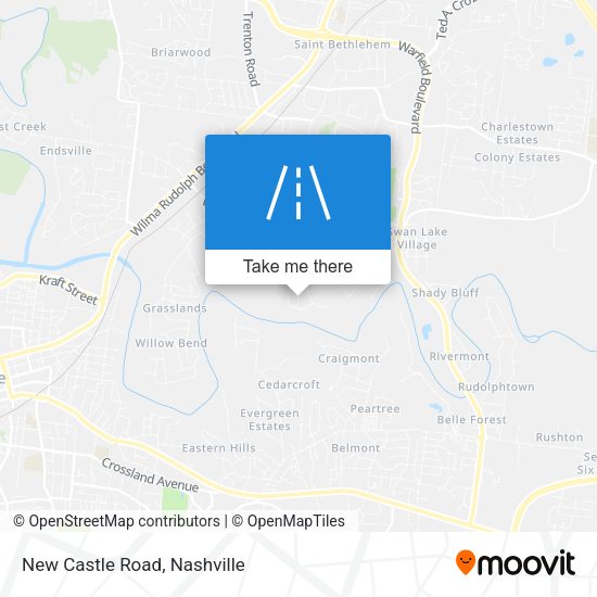 Mapa de New Castle Road